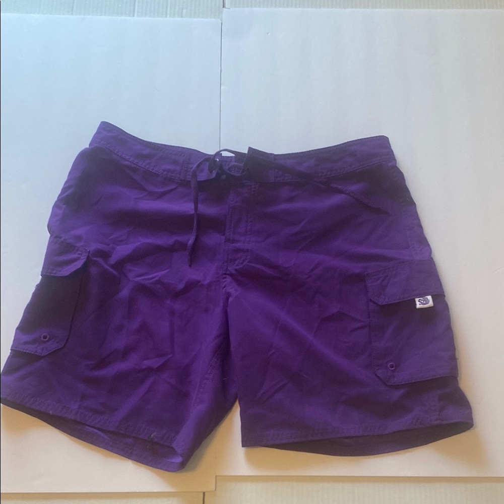 Sunshine Zone Purple Board Shorts‎